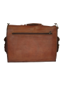 Genuine Leather Laptop Crossbody Business Messenger Men's Office Briefcase Bag